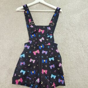 BlackMilk Pretty Guardian Sailor Moon Short Romper Women XS Black Wimsy Ribbon